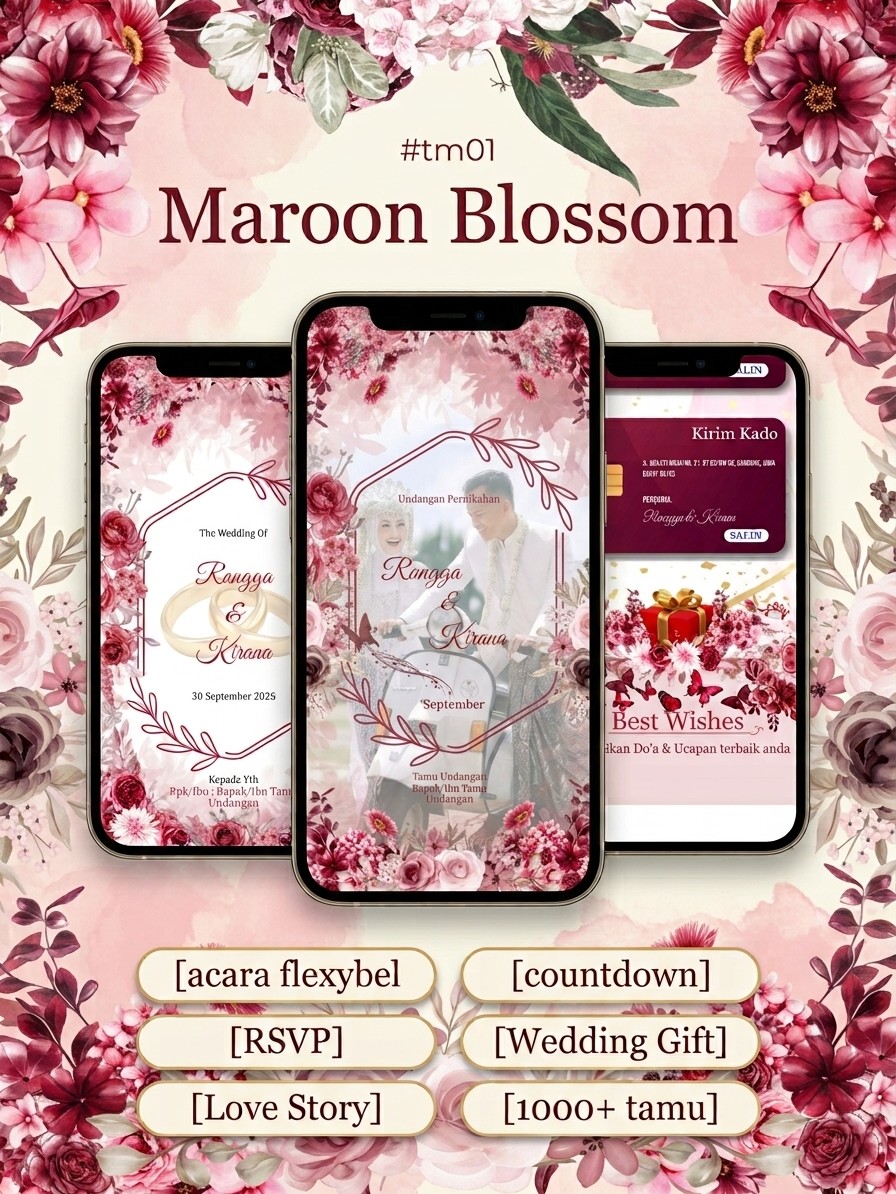 Maroon Blossom